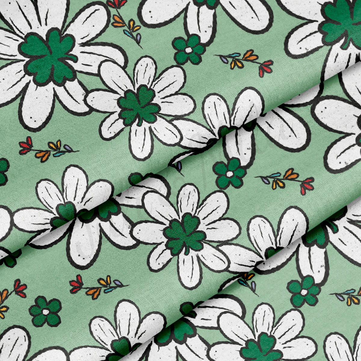 100% Cotton Fabric By the Yard Printed in USA Cotton Sateen -  Cotton  CTN1123