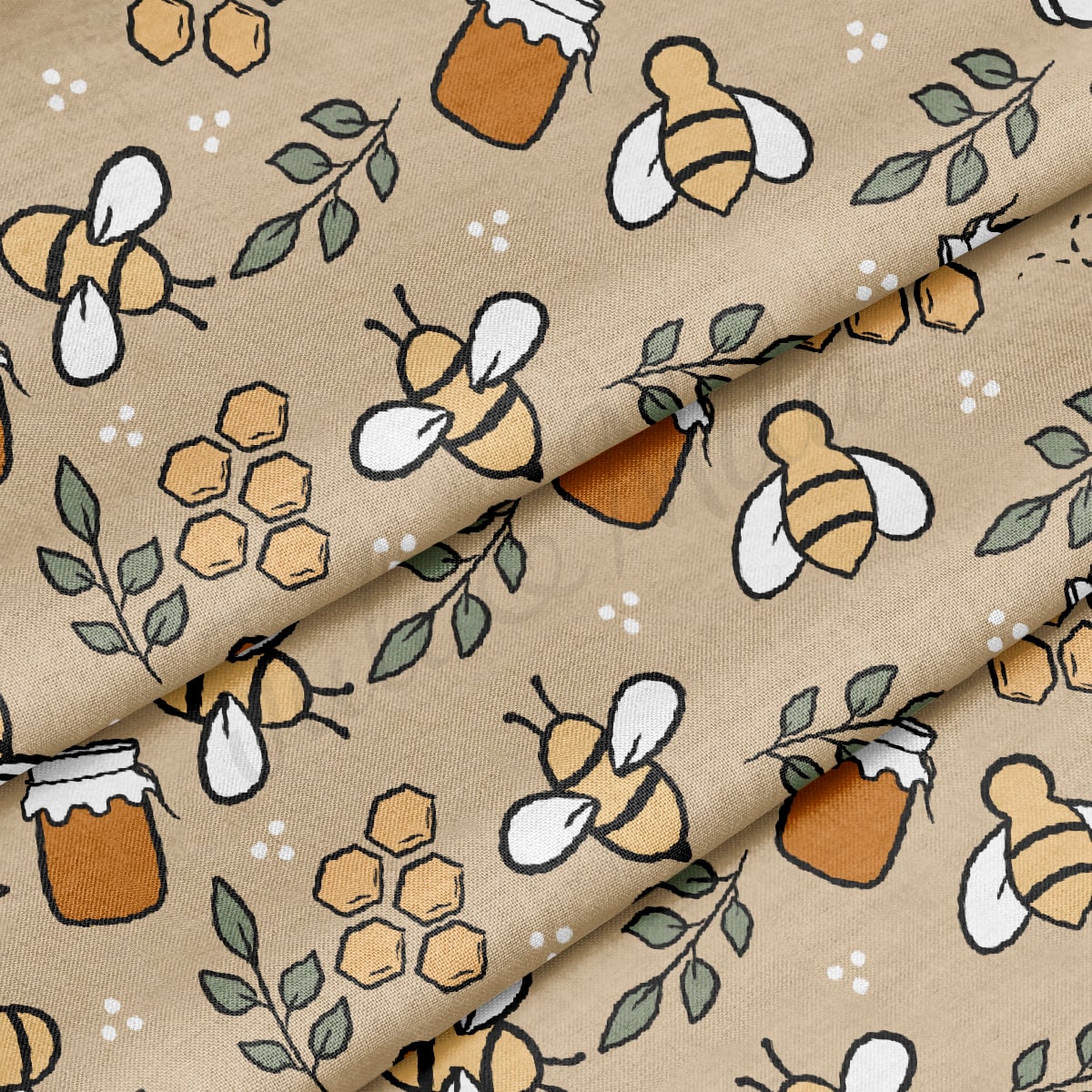 100% Cotton Fabric By the Yard Printed in USA Cotton Sateen -  Cotton  CTN1124