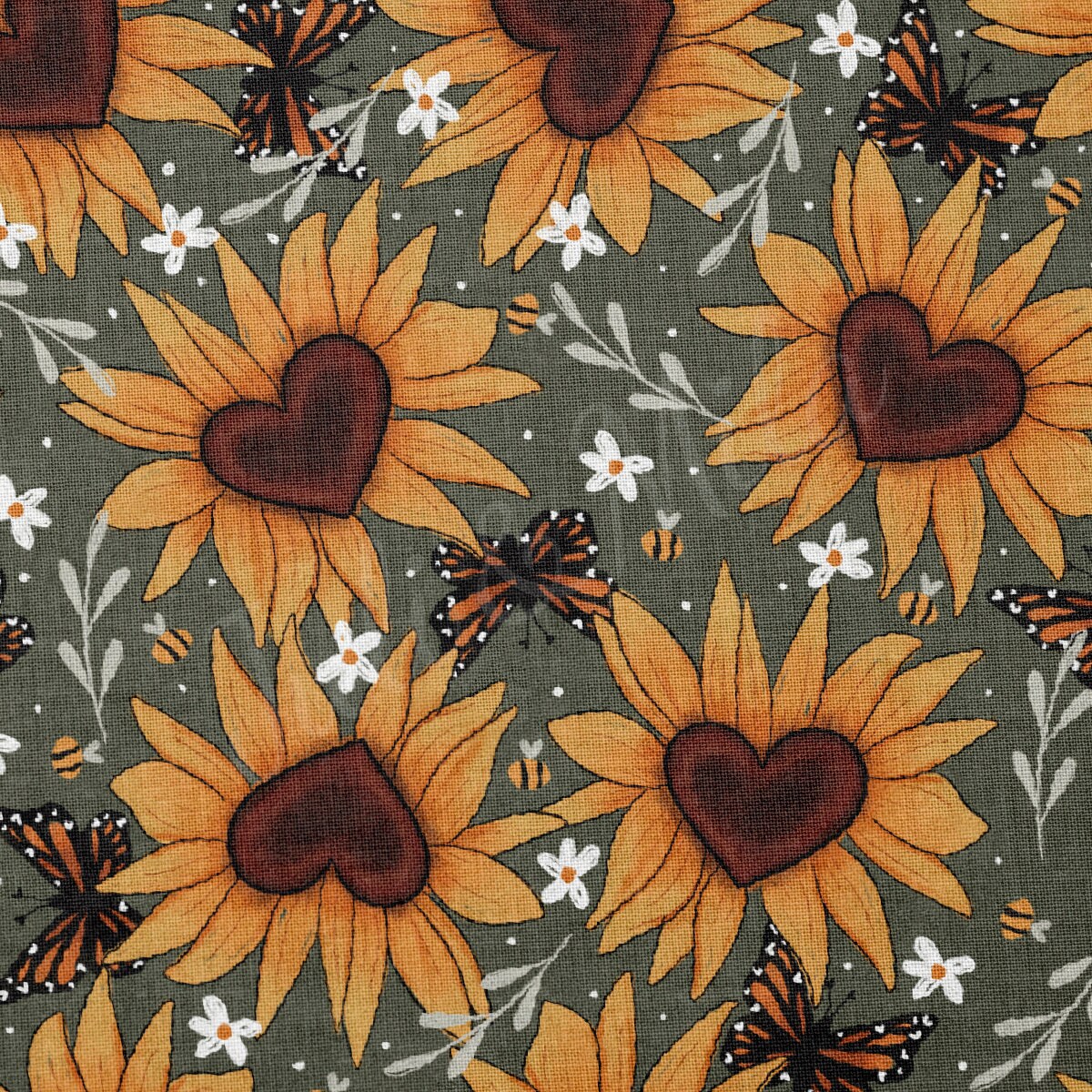 100% Cotton Fabric By the Yard Printed in USA Cotton Sateen -  Cotton  CTN1112