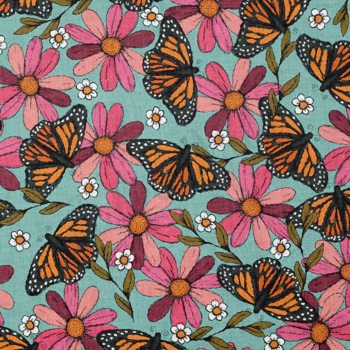 100% Cotton Fabric By the Yard Printed in USA Cotton Sateen -  Cotton  CTN471