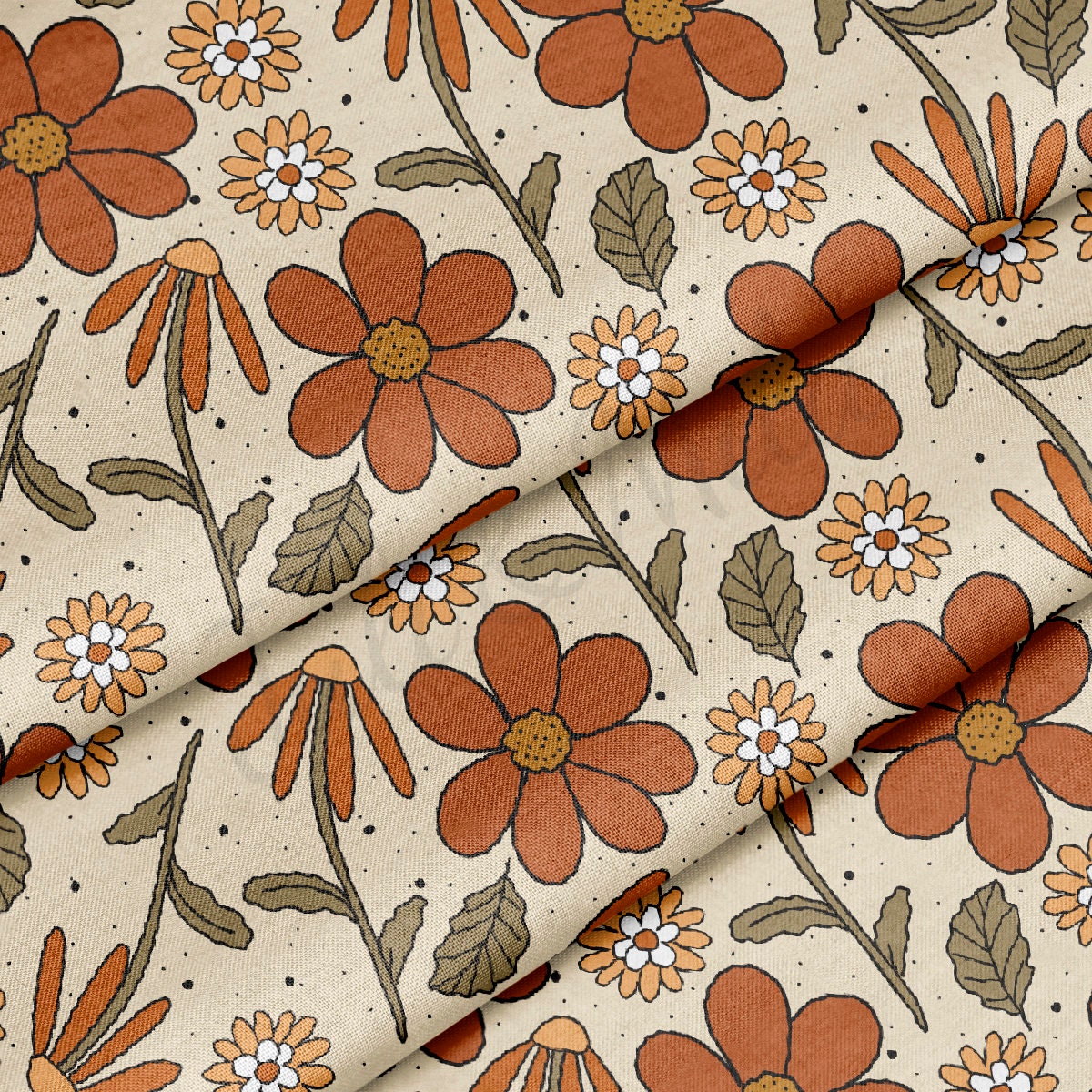 100% Cotton Fabric By the Yard Printed in USA Cotton Sateen -  Cotton  CTN446