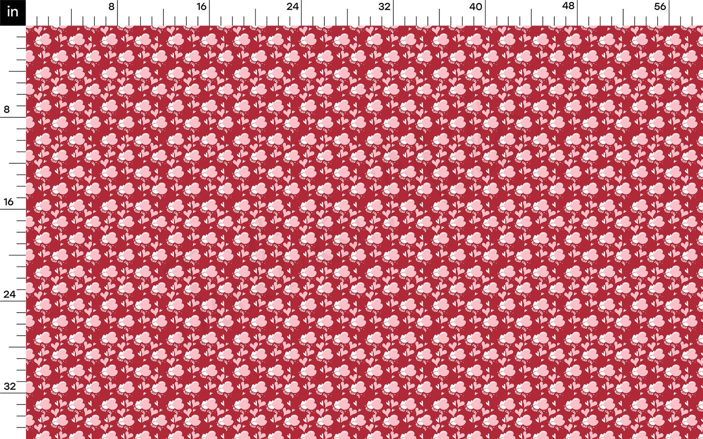 100% Cotton Fabric By the Yard Printed in USA Cotton Sateen -  Cotton CTN1332 Valentine&#39;s Day