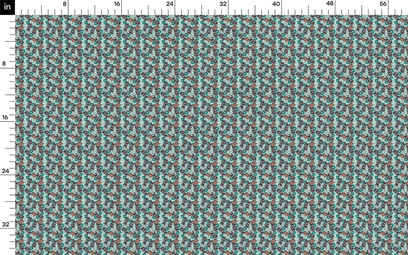 100% Cotton Fabric By the Yard Printed in USA Cotton Sateen -  Cotton CTN1354