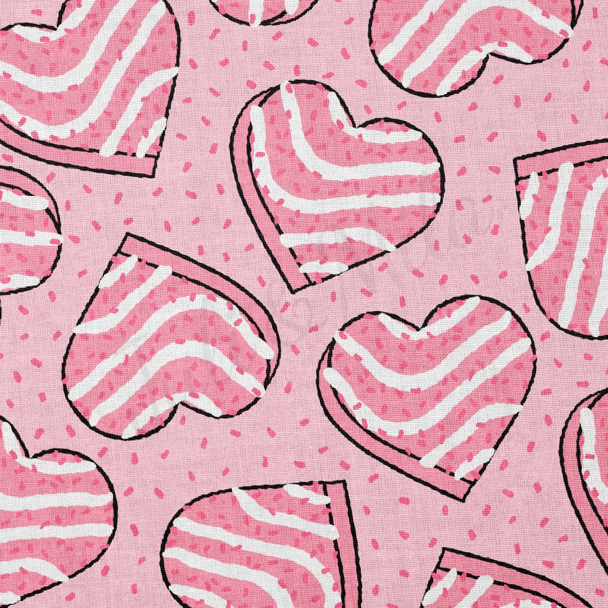 100% Cotton Fabric By the Yard Printed in USA Cotton Sateen -  Cotton CTN2256 Valentine&#39;s Day