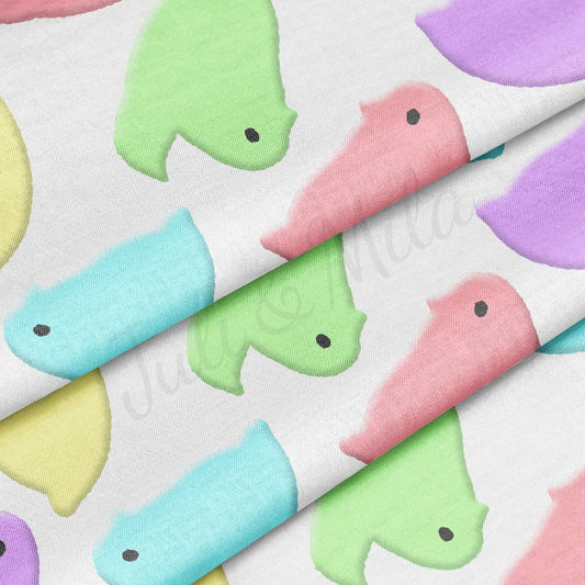 100% Cotton Fabric By the Yard Printed in USA Cotton Sateen -  Cotton CTNEast77 Easter