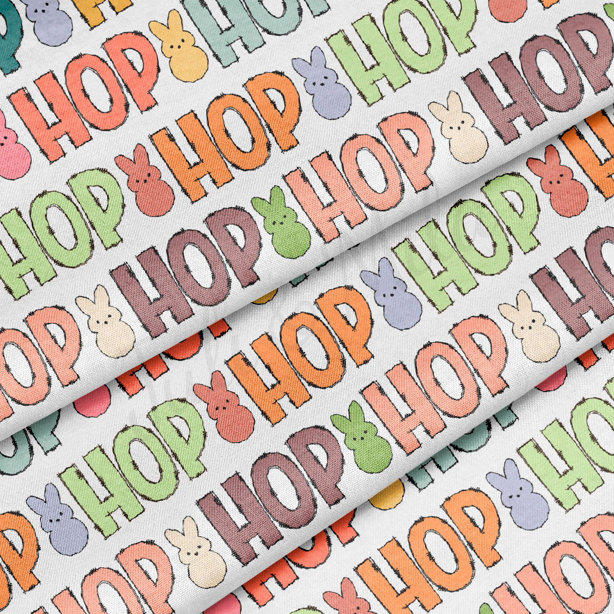 100% Cotton Fabric By the Yard Printed in USA Cotton Sateen -  Cotton CTNEast118 Easter
