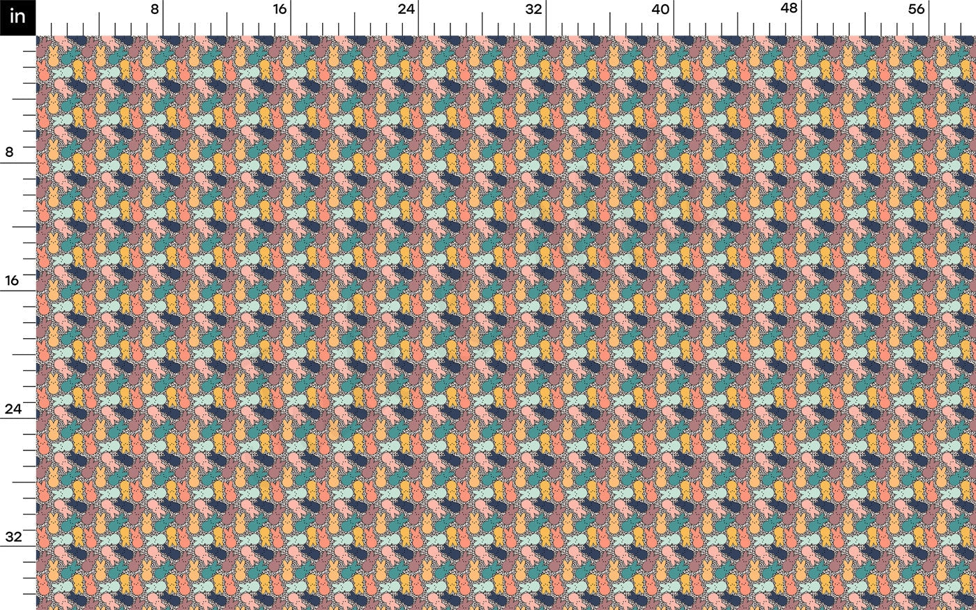 100% Cotton Fabric By the Yard Printed in USA Cotton Sateen -  Cotton CTNEast122 Easter