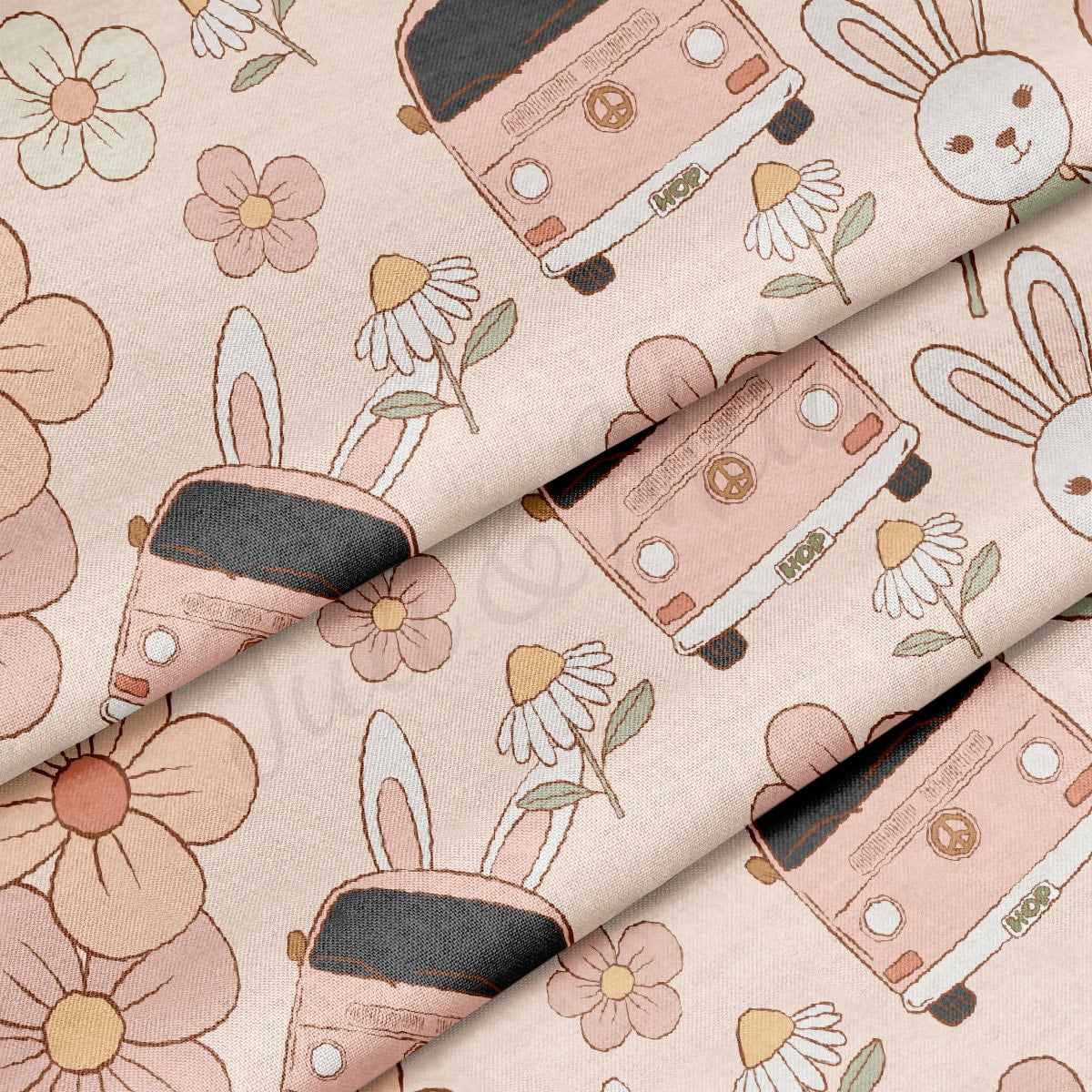 100% Cotton Fabric By the Yard Printed in USA Cotton Sateen -  Cotton CTNEast124 Easter