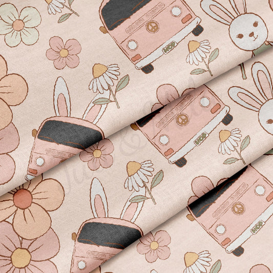 100% Cotton Fabric By the Yard Printed in USA Cotton Sateen -  Cotton CTNEast124 Easter