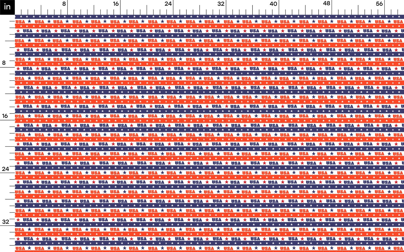 100% Cotton Fabric By the Yard Printed in USA Cotton Sateen -  Cotton CTNPT52 4th of July Patriotic