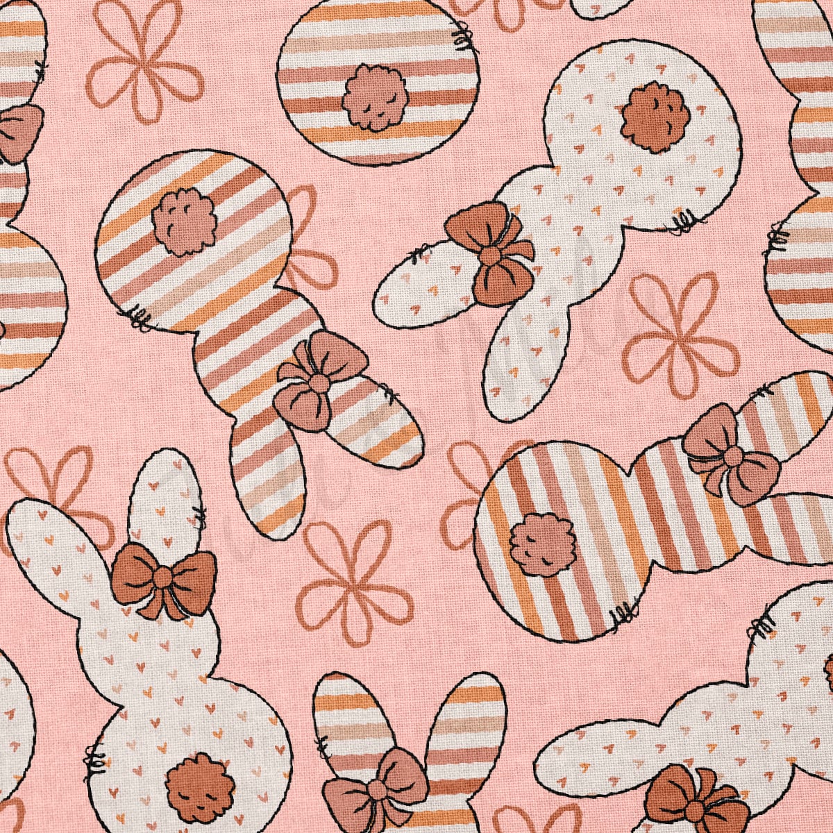 100% Cotton Fabric By the Yard Printed in USA Cotton Sateen -  Cotton  CTN1373 Easter