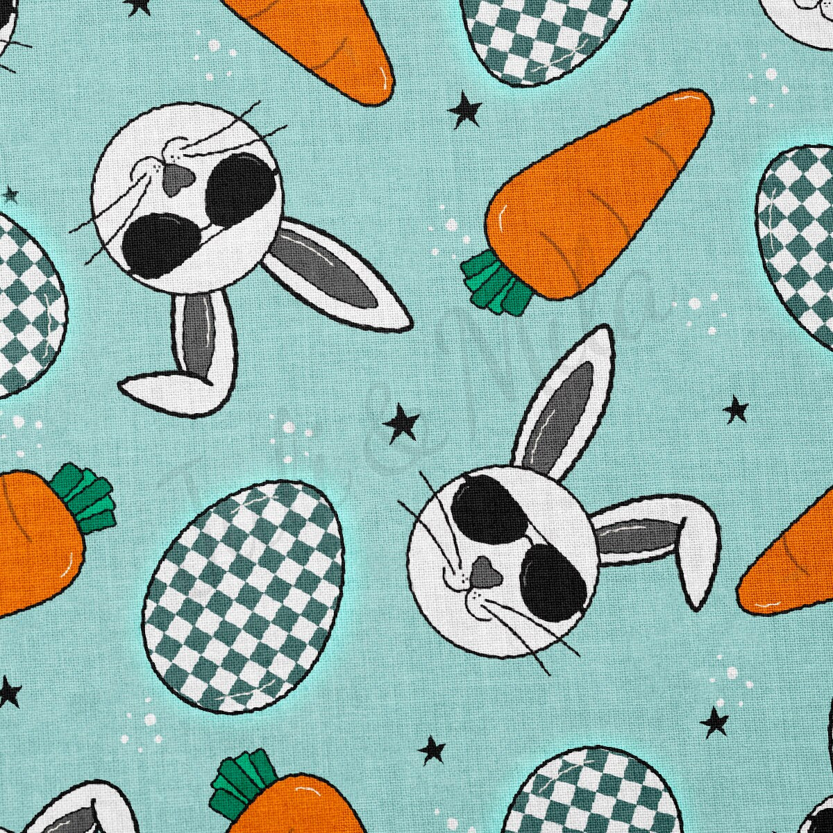 100% Cotton Fabric By the Yard Printed in USA Cotton Sateen -  Cotton  CTN1386 Easter