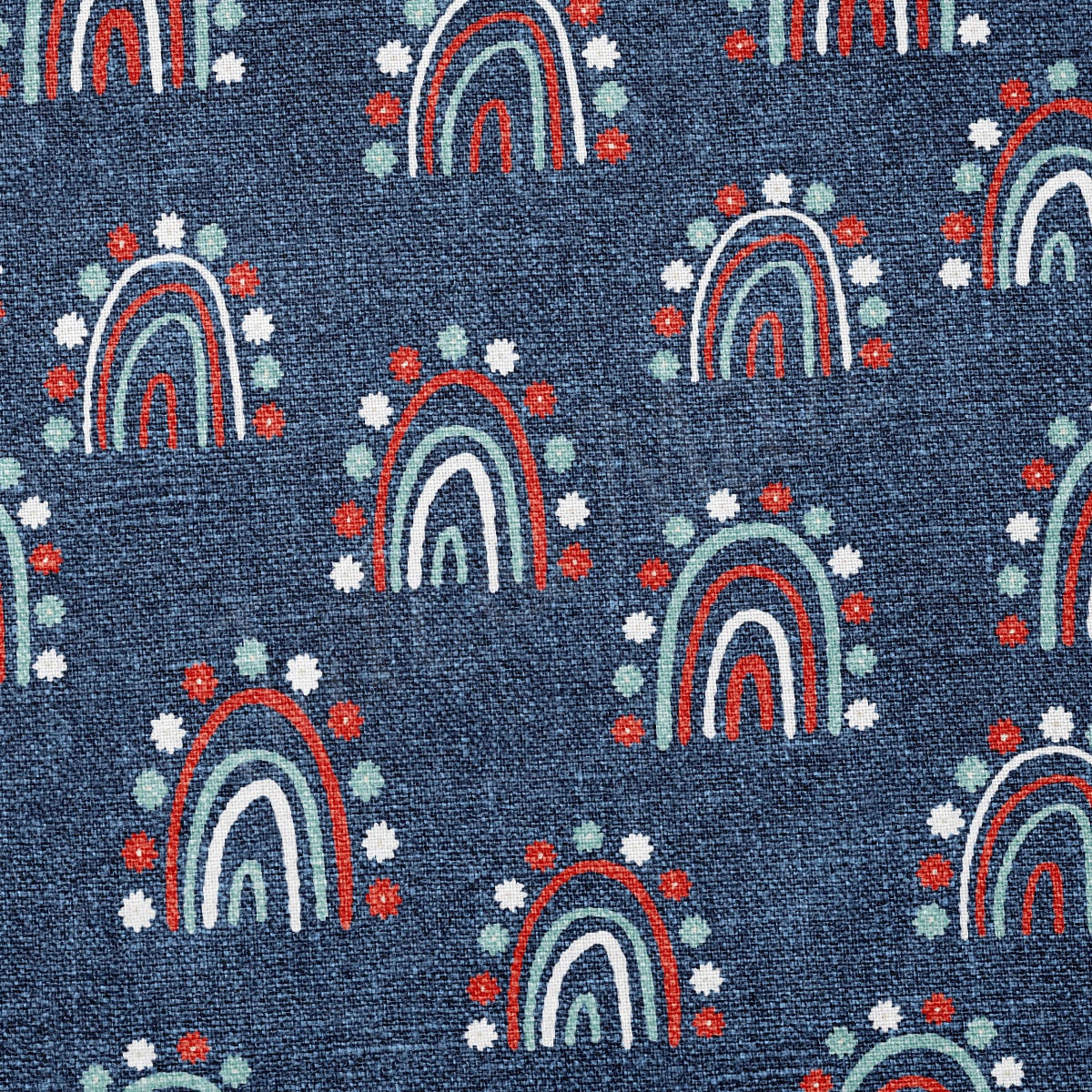 100% Cotton Fabric By the Yard Printed in USA Cotton Sateen -  Cotton CTNPT75 4th of July