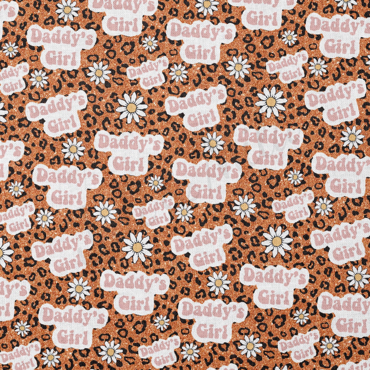 100% Cotton Fabric By the Yard Printed in USA Cotton Sateen -  Cotton  CTN1209 Daddy&#39;s Girl