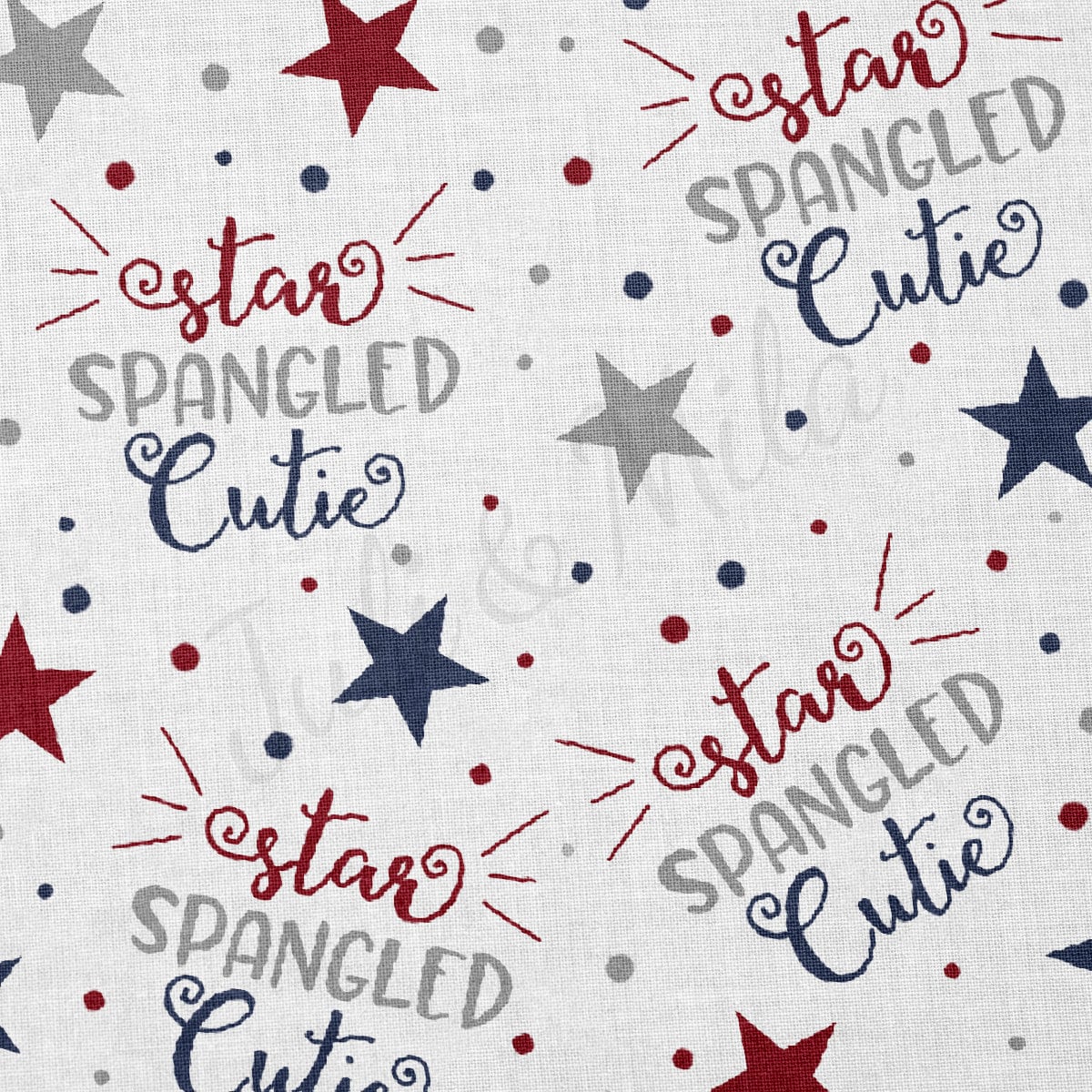 100% Cotton Fabric By the Yard Printed in USA Cotton Sateen -  Cotton CTNPT92 4th of July Patriotic