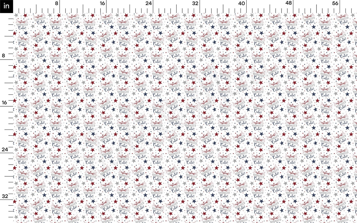 100% Cotton Fabric By the Yard Printed in USA Cotton Sateen -  Cotton CTNPT92 4th of July Patriotic