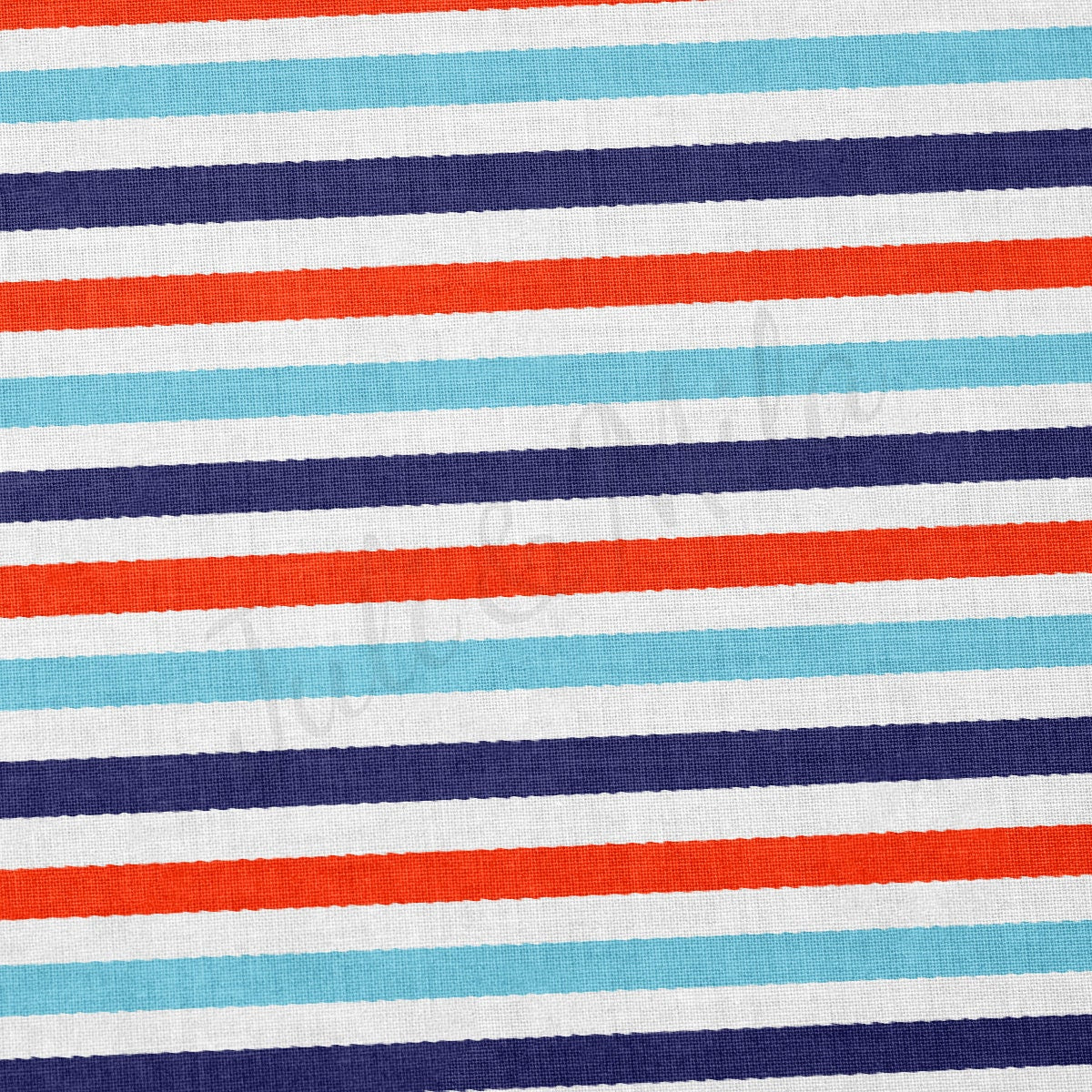 100% Cotton Fabric By the Yard Printed in USA Cotton Sateen -  Cotton CTNStripes20 4th of July