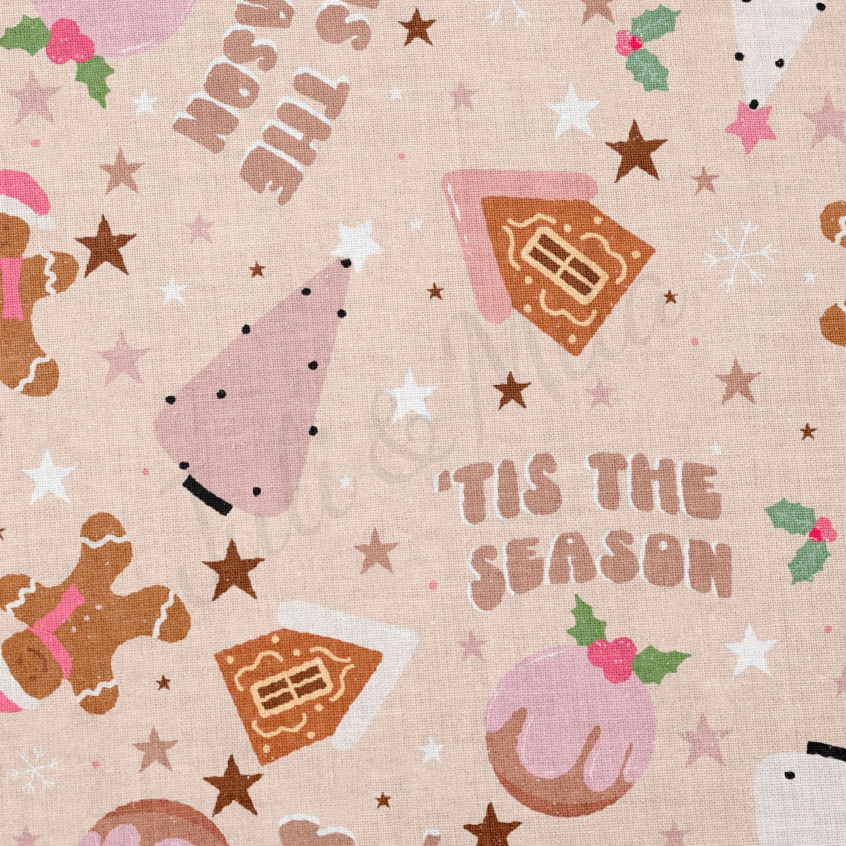 100% Cotton Fabric By the Yard Printed in USA Cotton Sateen -  Cotton  CTN02 Chrostmas