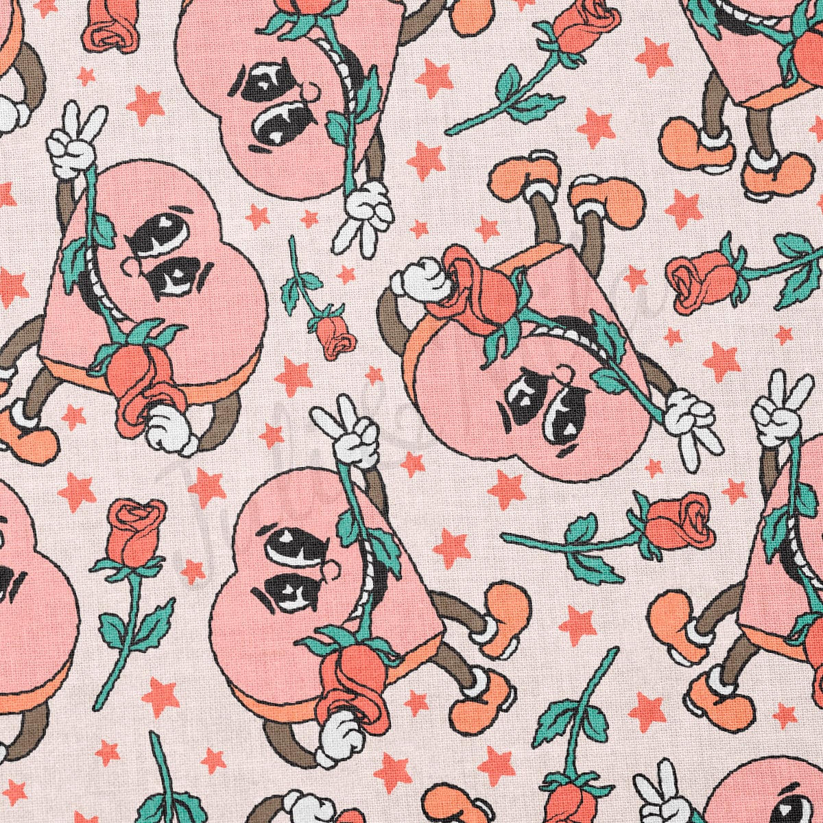 100% Cotton Fabric By the Yard Printed in USA Cotton Sateen -  Cotton  CTN1278