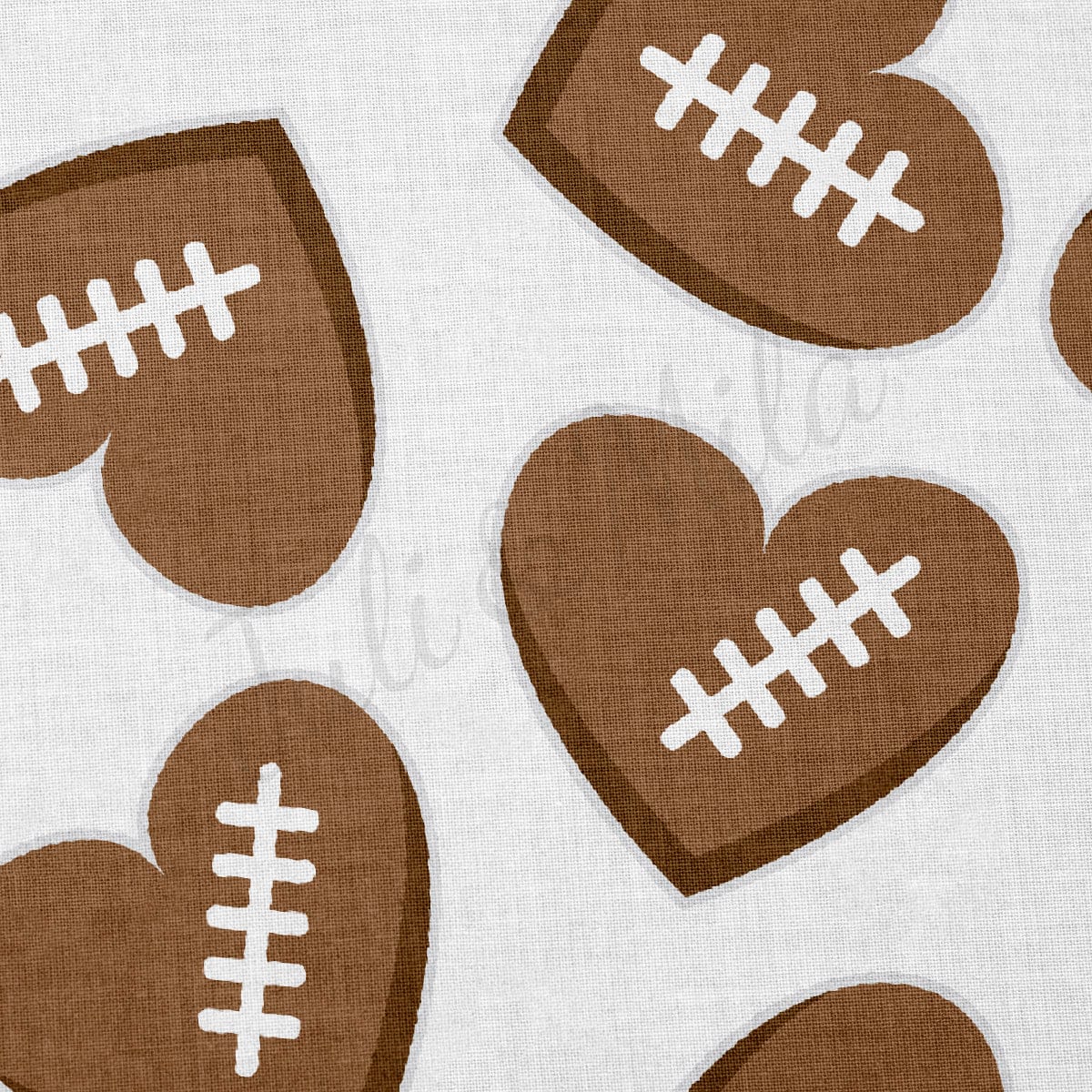 100% Cotton Fabric By the Yard Printed in USA Cotton Sateen -  Cotton  CTN788 Football