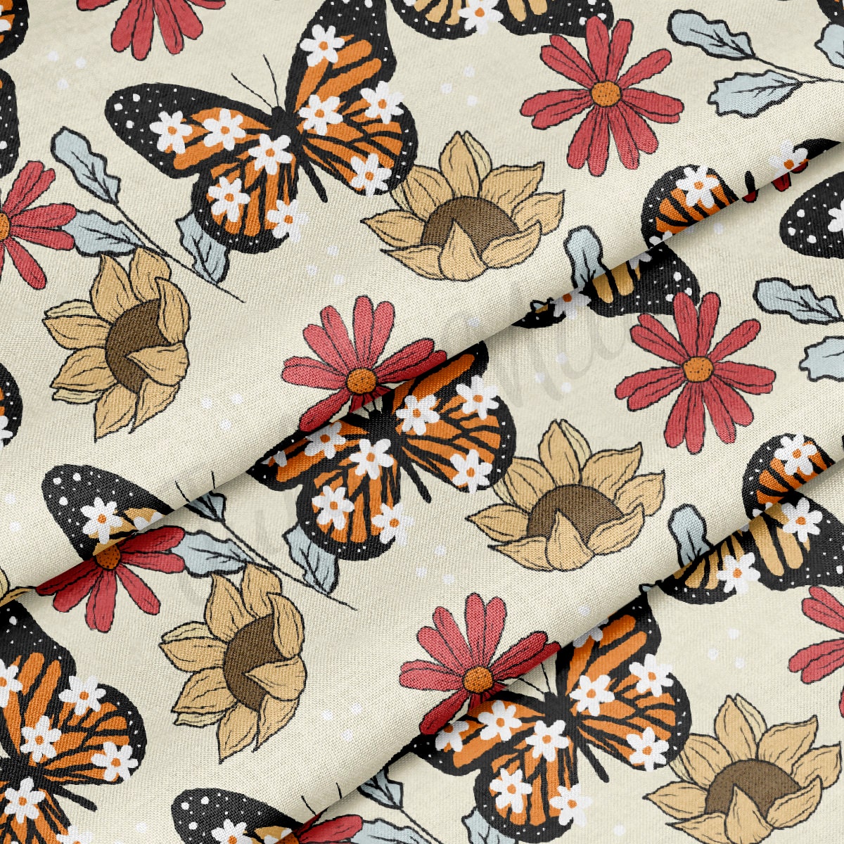 100% Cotton Fabric By the Yard Printed in USA Cotton Sateen -  Cotton  CTN1120