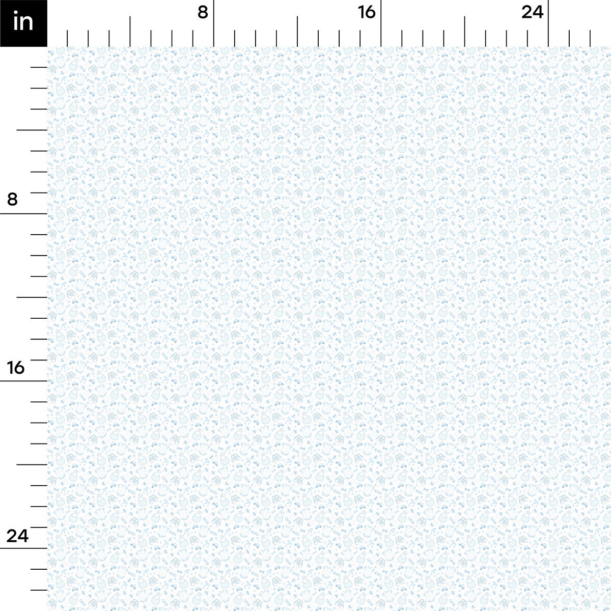 a ruler with a line of numbers on it