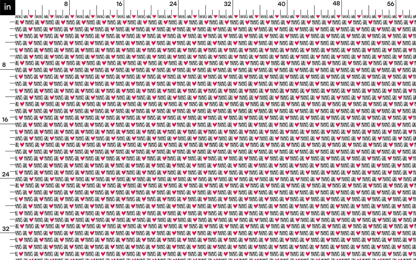 100% Cotton Fabric By the Yard Printed in USA Cotton Sateen -  Cotton CTN304 Mama&#39;s Girl