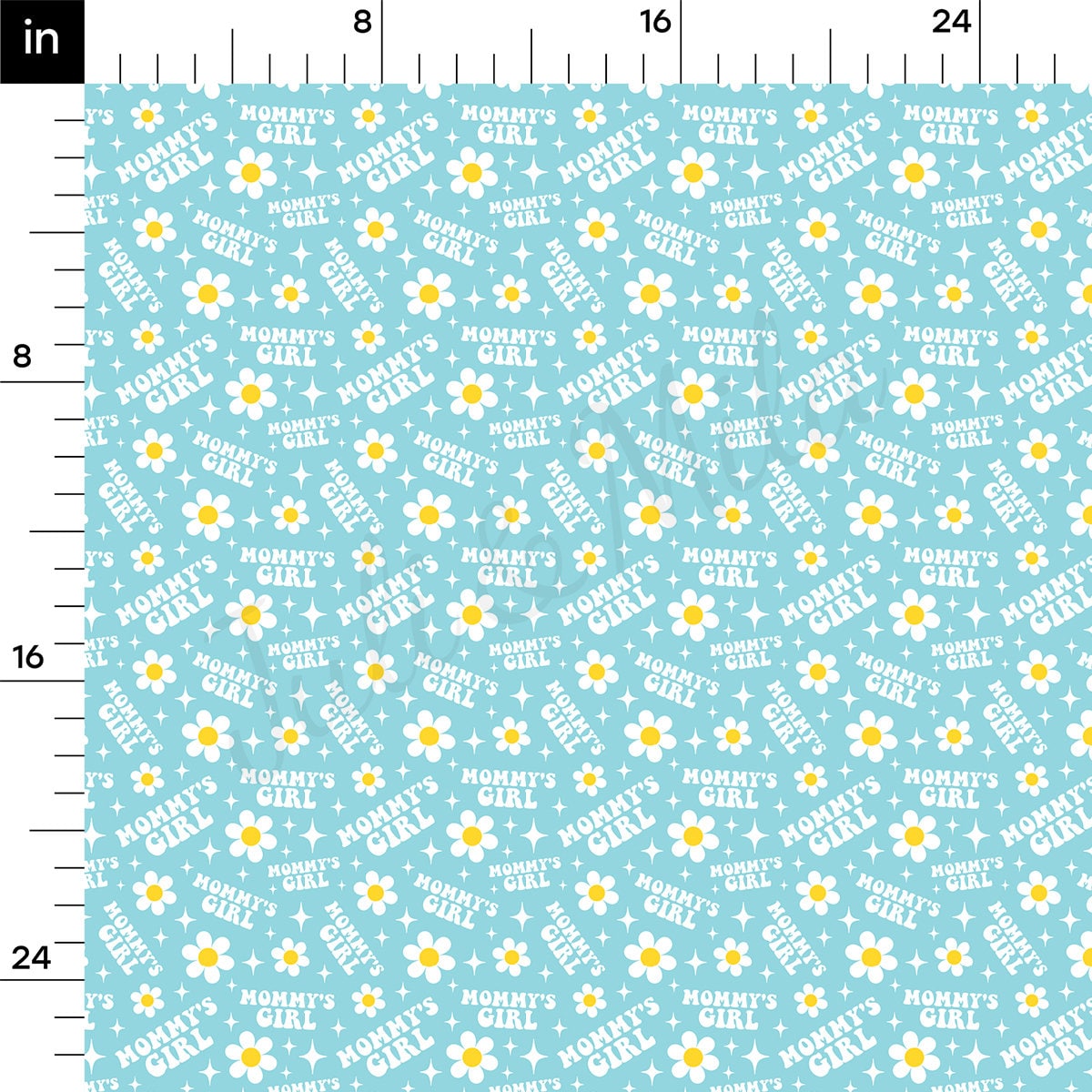 100% Cotton Fabric By the Yard Printed in USA Cotton Sateen -  CottonCTN306 Mommy&#39;s Girl