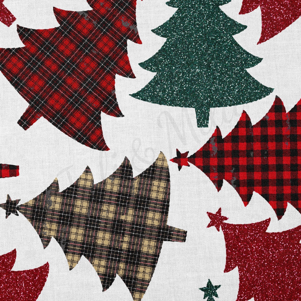 100% Cotton Fabric By the Yard Printed in USA Cotton Sateen -  Cotton CTN793 Christmas