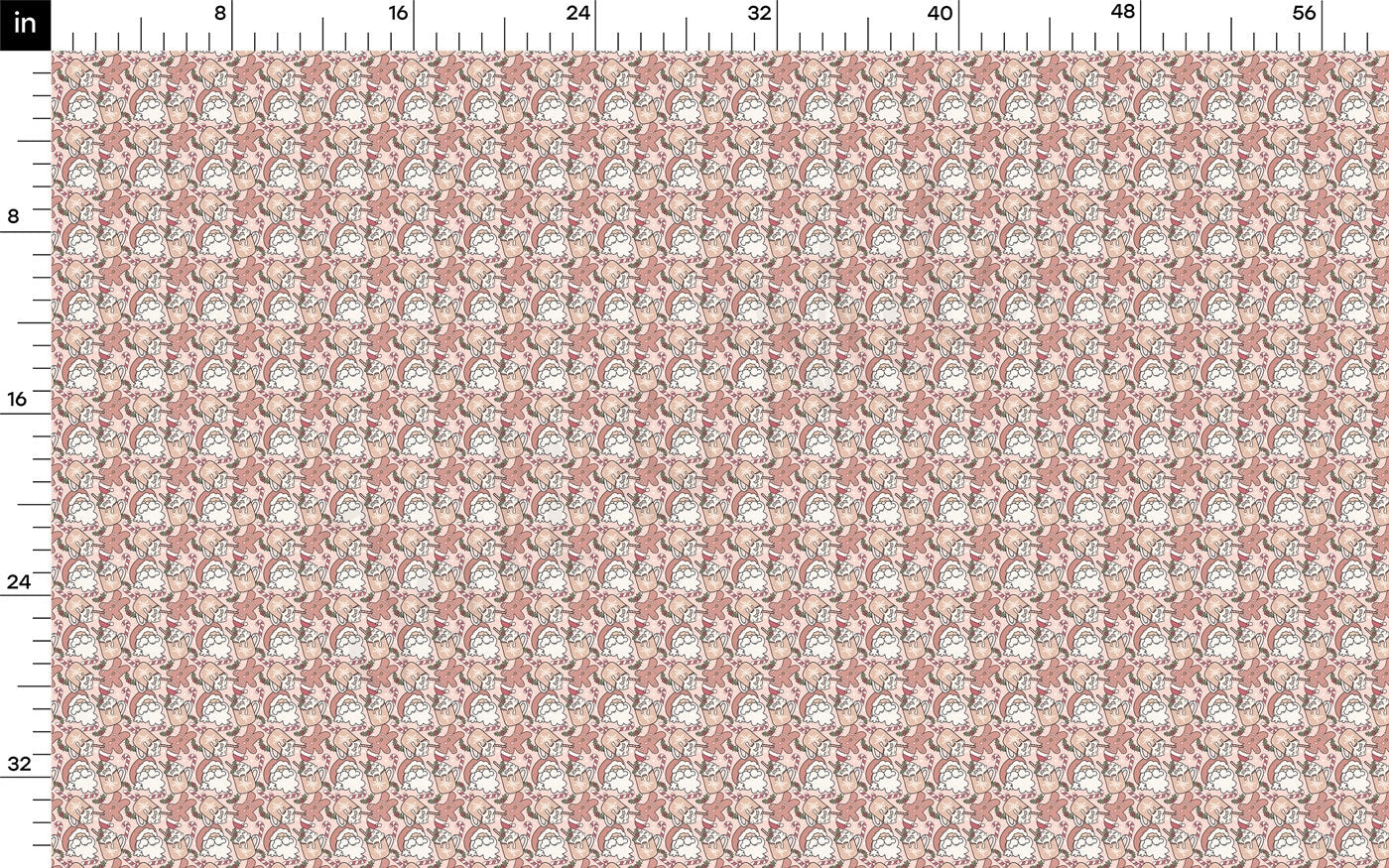 100% Cotton Fabric By the Yard Printed in USA Cotton Sateen -  Cotton CTN1075 Christmas