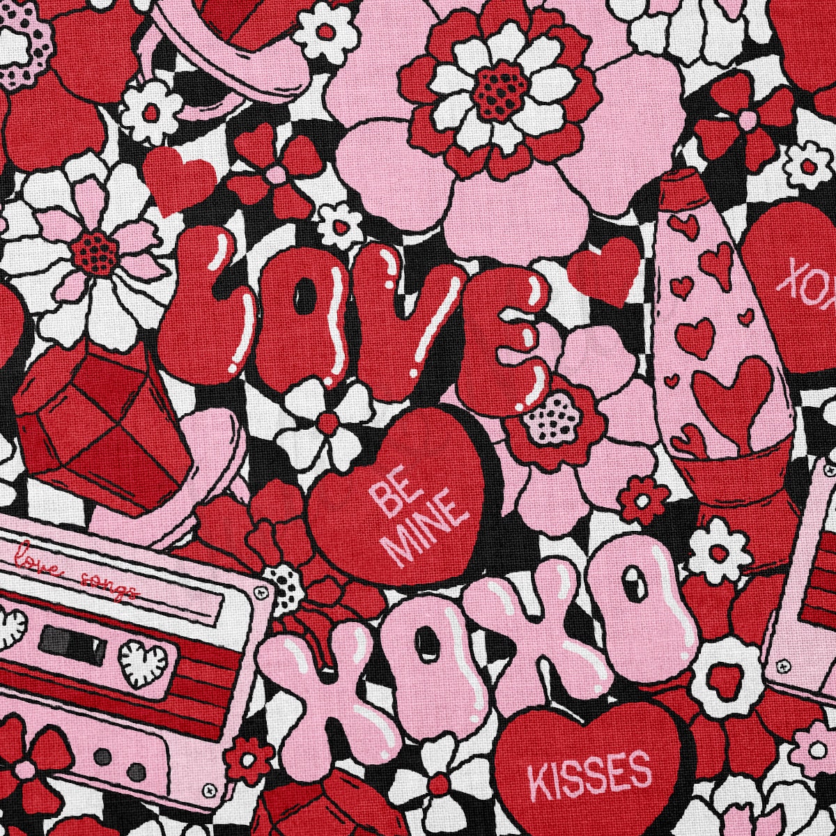 100% Cotton Fabric By the Yard Printed in USA Cotton Sateen -  Cotton CTN1174
