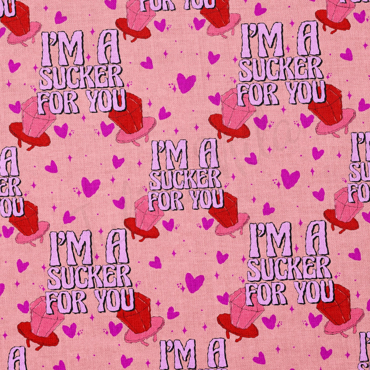 100% Cotton Fabric By the Yard Printed in USA Cotton Sateen -  Cotton CTN1213 Valentine&#39;s Day