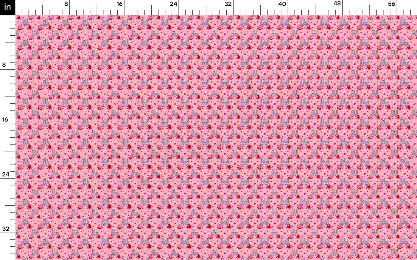100% Cotton Fabric By the Yard Printed in USA Cotton Sateen -  Cotton CTN1213 Valentine&#39;s Day