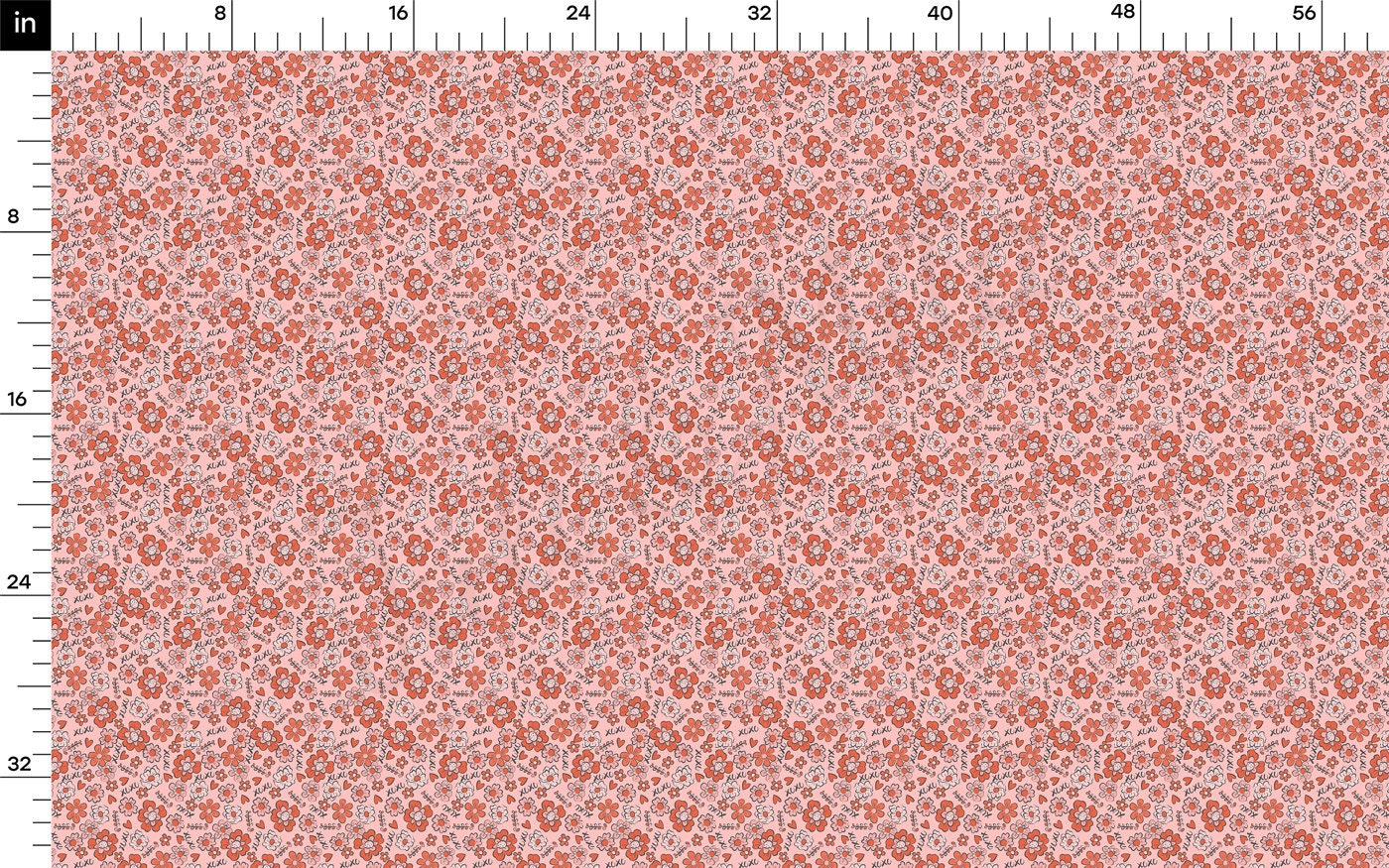 100% Cotton Fabric By the Yard Printed in USA Cotton Sateen -  Cotton CTN1215 Valentine&#39;s Day