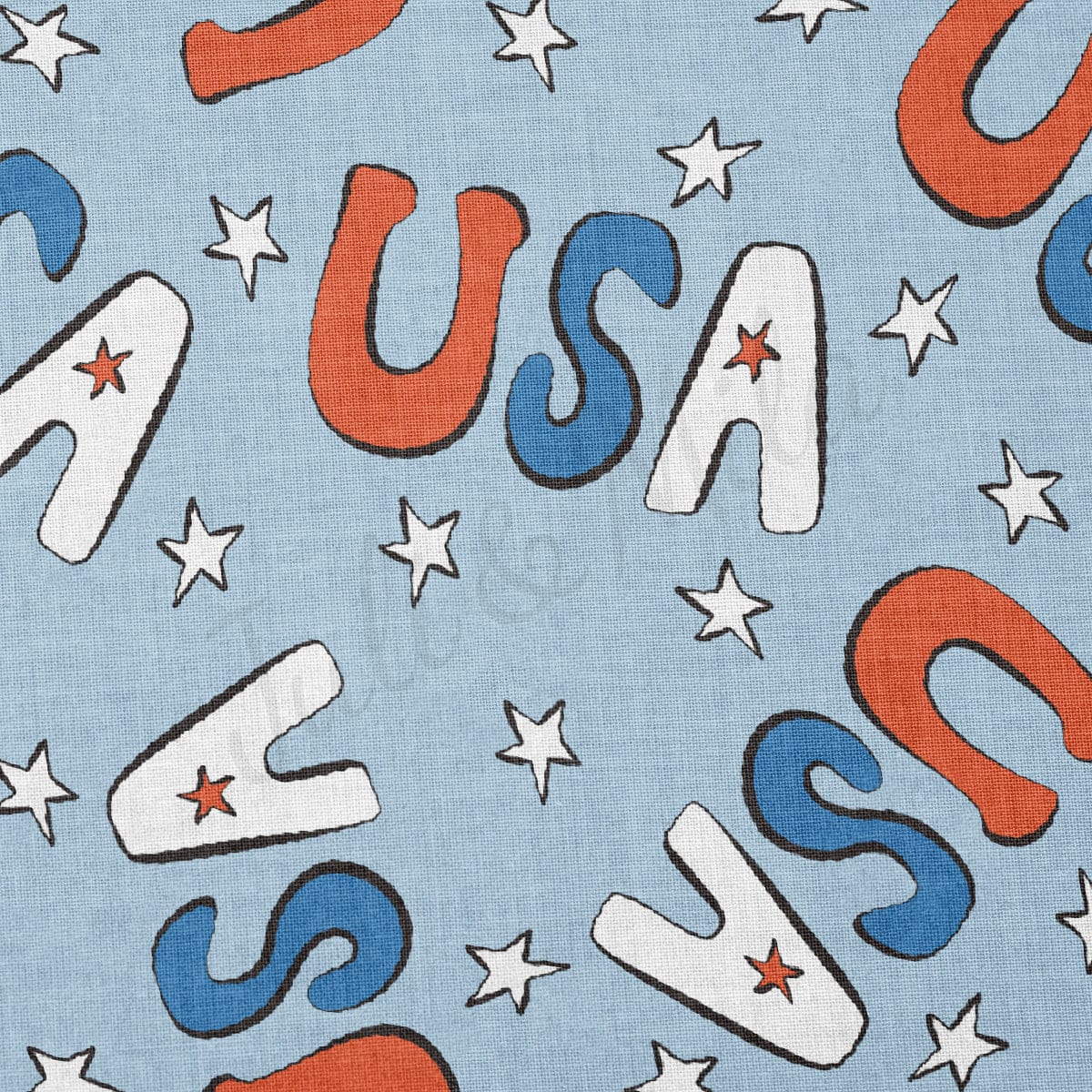 100% Cotton Fabric By the Yard Printed in USA Cotton Sateen -  Cotton CTN1228 4th of July Patriotic