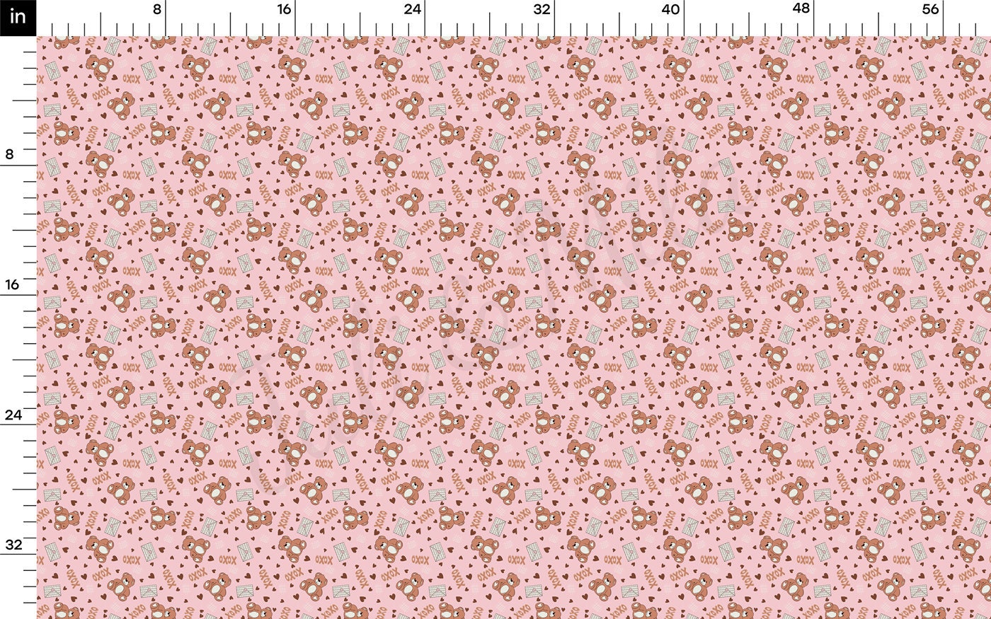 100% Cotton Fabric By the Yard Printed in USA Cotton Sateen -  Cotton CTN1231 Valentine&#39;s Day