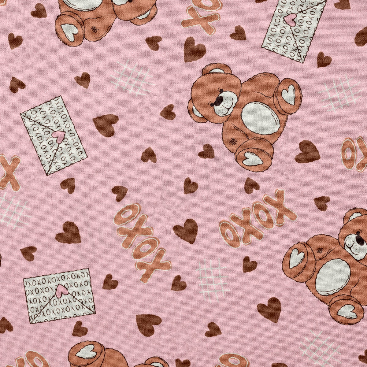 100% Cotton Fabric By the Yard Printed in USA Cotton Sateen -  Cotton CTN1231 Valentine&#39;s Day