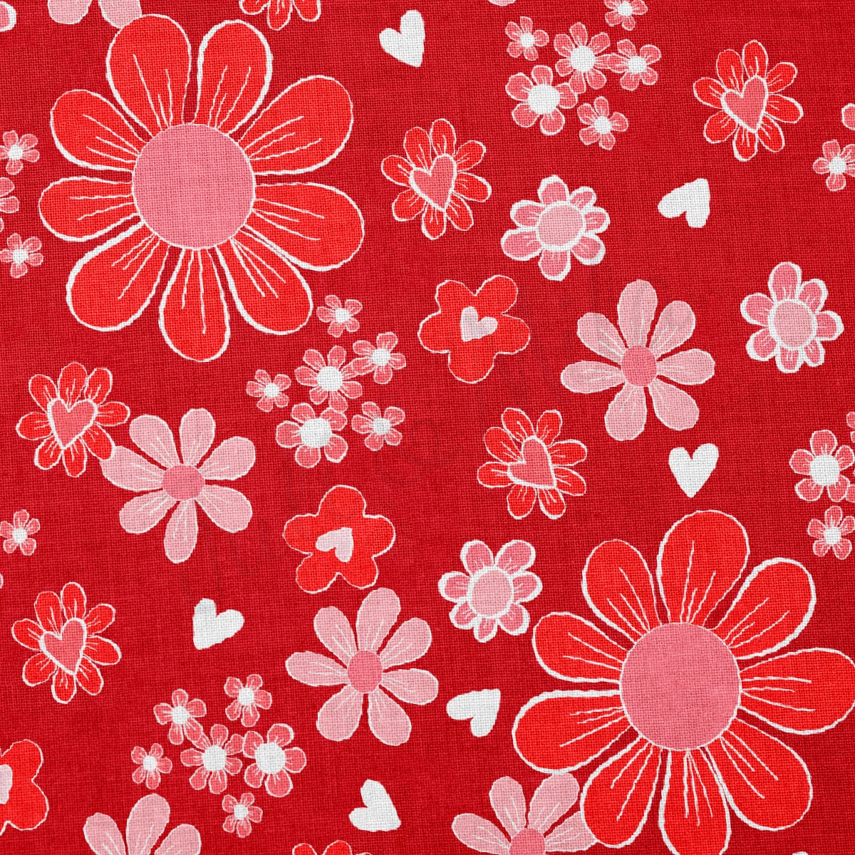 100% Cotton Fabric By the Yard Printed in USA Cotton Sateen -  Cotton CTN1248 Valentine&#39;s Day