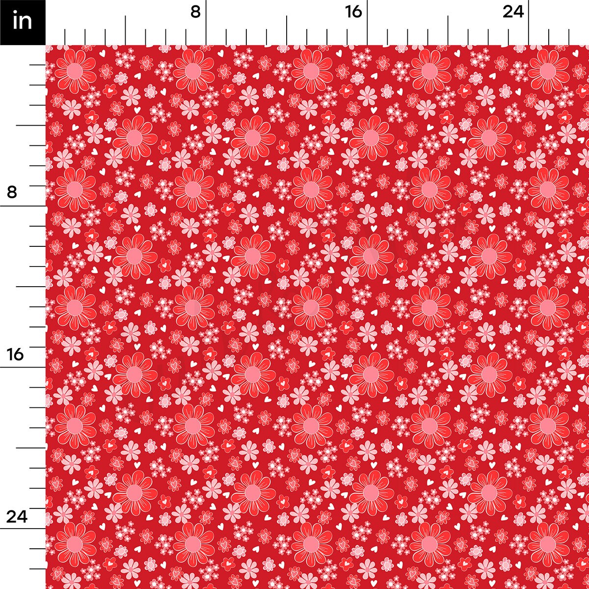 100% Cotton Fabric By the Yard Printed in USA Cotton Sateen -  Cotton CTN1248 Valentine&#39;s Day
