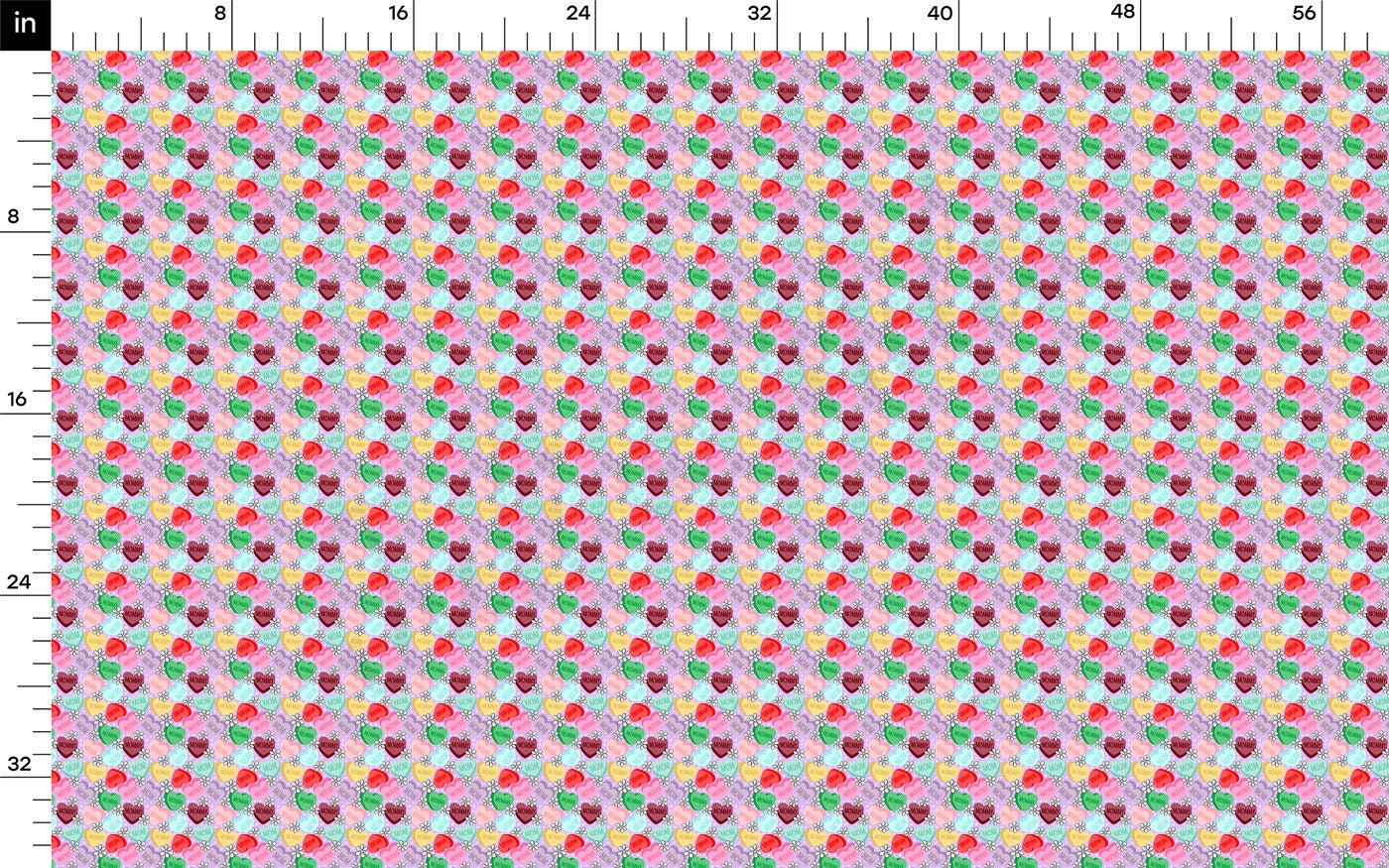 100% Cotton Fabric By the Yard Printed in USA Cotton Sateen -  Cotton CTN1263 Valentine&#39;s Day