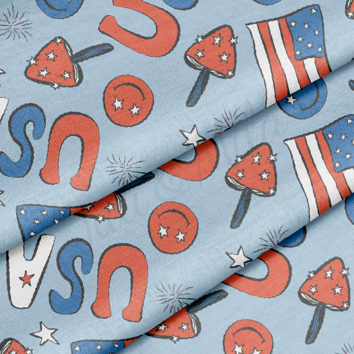 100% Cotton Fabric By the Yard Printed in USA Cotton Sateen -  Cotton CTN1229