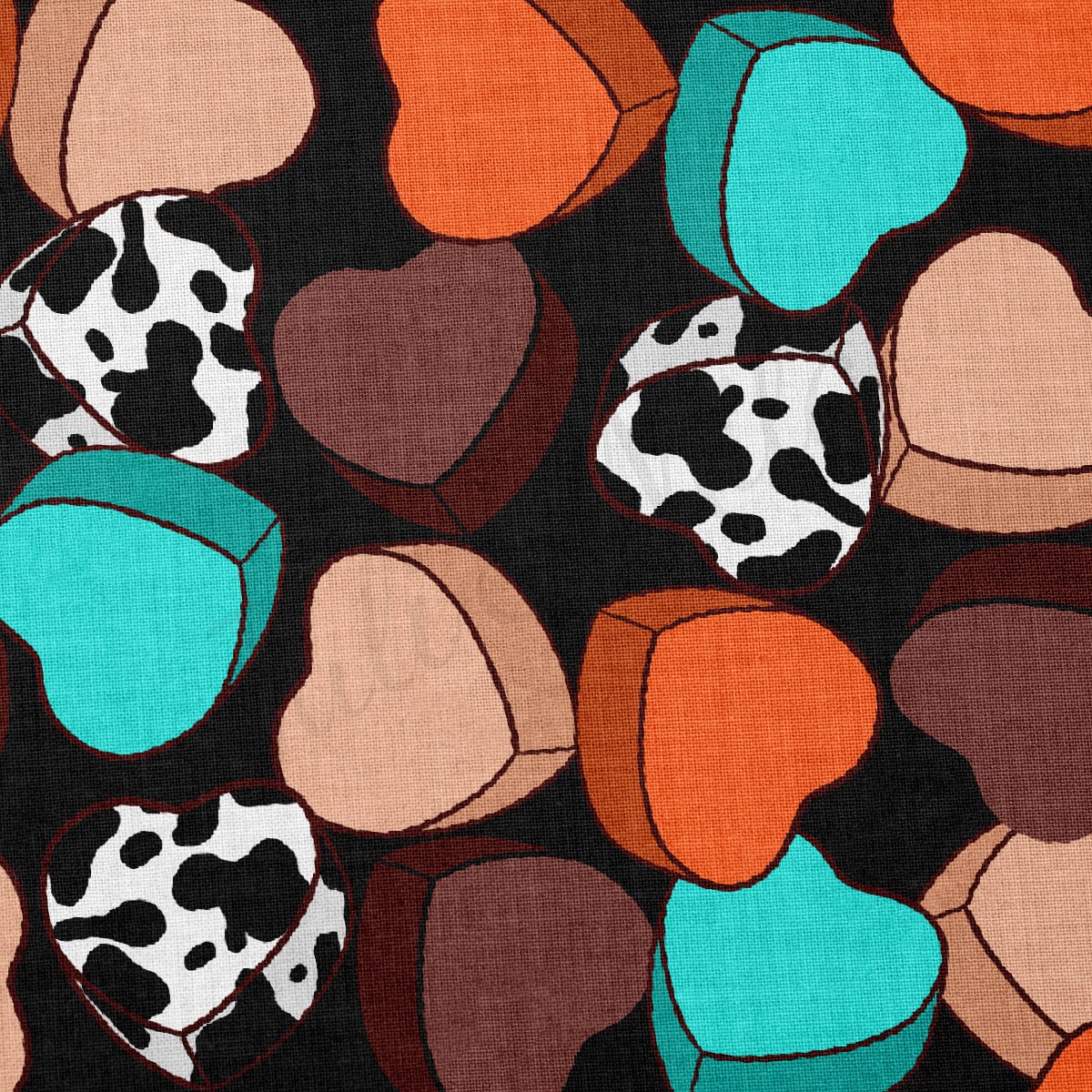 100% Cotton Fabric By the Yard Printed in USA Cotton Sateen -  Cotton CTN1299