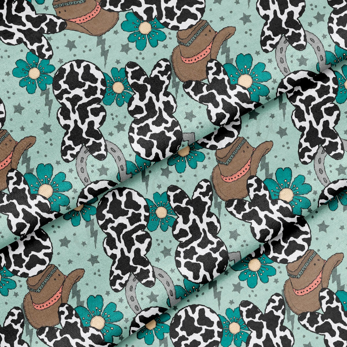 100% Cotton Fabric By the Yard Printed in USA Cotton Sateen -  Cotton CTN1354