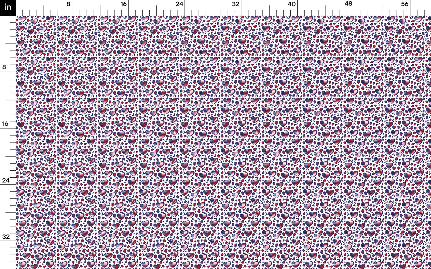 100% Cotton Fabric By the Yard Printed in USA Cotton Sateen -  Cotton CTN1355 4th of July Patriotic