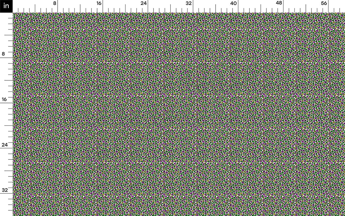 100% Cotton Fabric By the Yard Printed in USA Cotton Sateen -  Cotton CTN1360 Mardi Gras