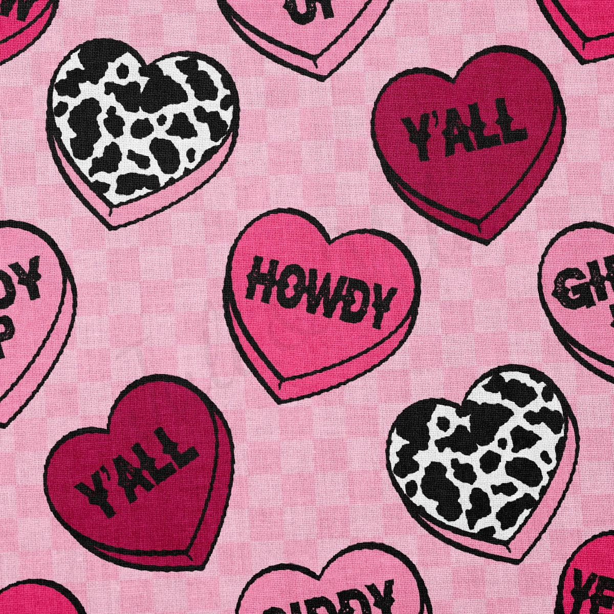 100% Cotton Fabric By the Yard Printed in USA Cotton Sateen -  Cotton CTN1319 Valentine&#39;s Day