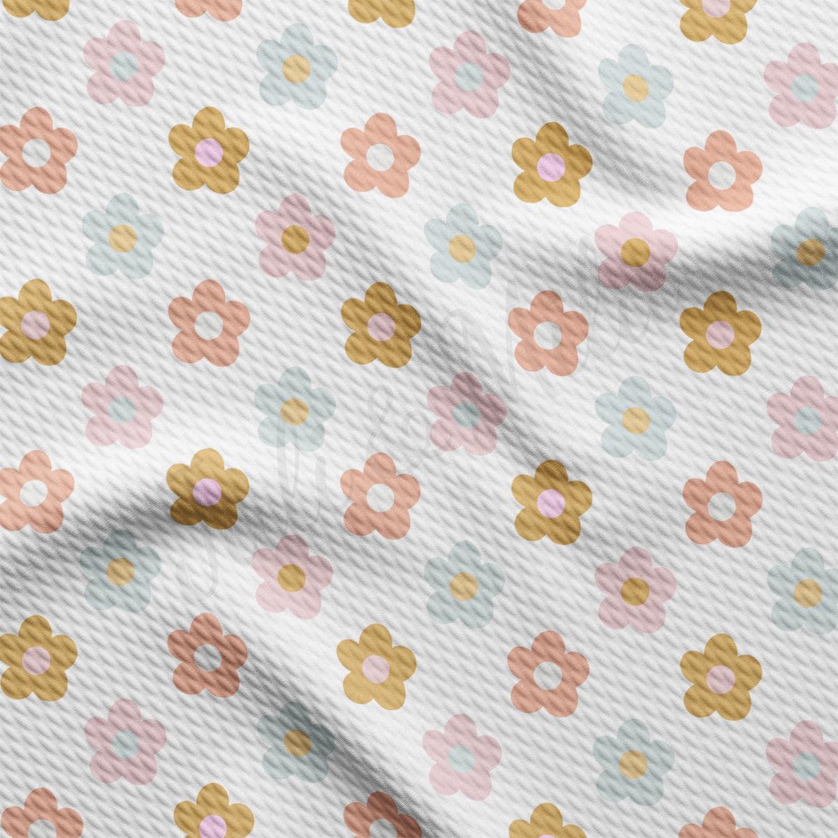 a close up of a flower pattern on a white background