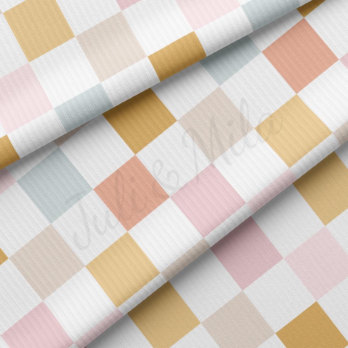 a close up of a checkered fabric