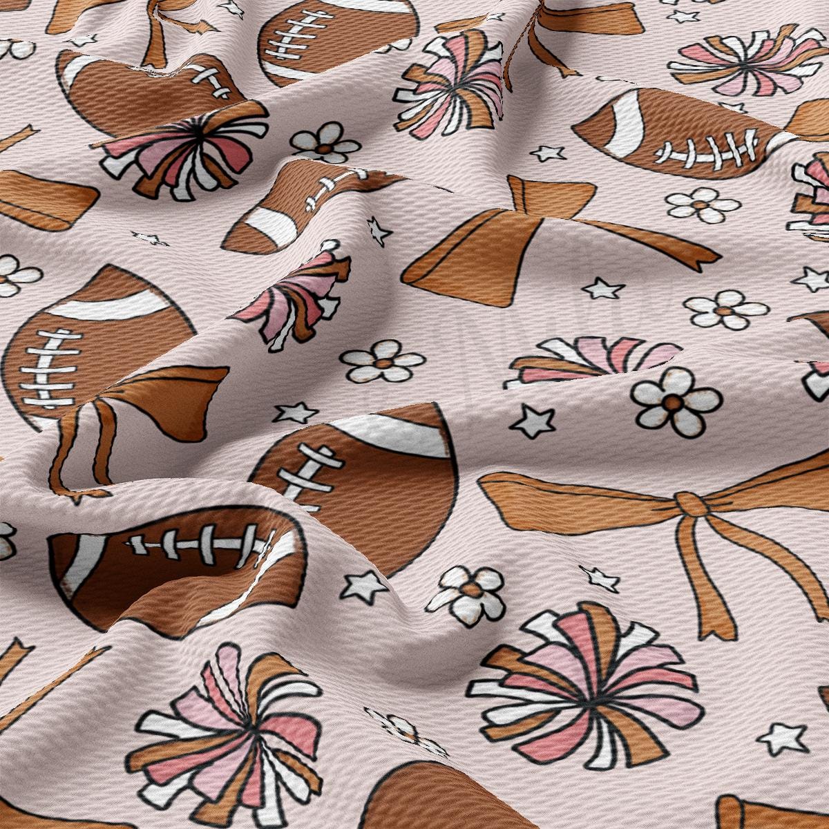 a close up of a fabric with a pattern on it