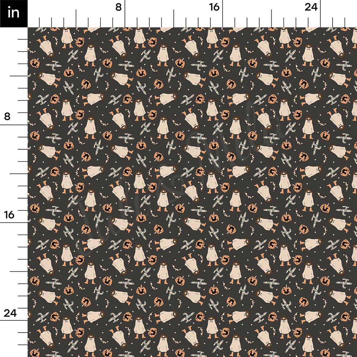a ruler with a pattern of cats and dogs on it